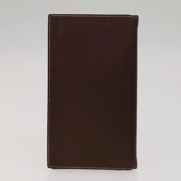 HERMES Day Planner Cover Leather 3 Set Black Brown gray Auth bs21520 - Picture 9 of 15